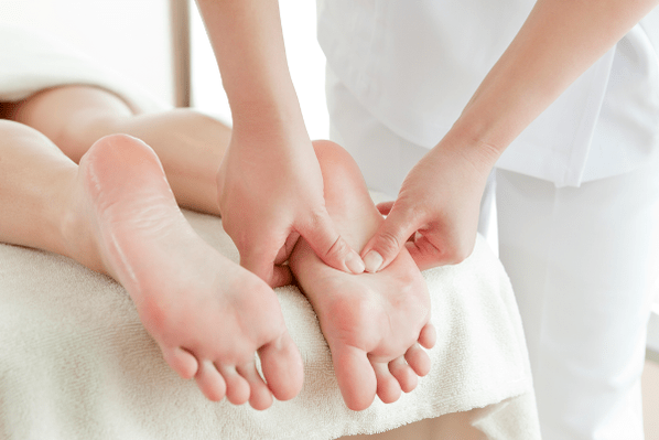 masaje hallux valgus